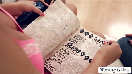 August is crawling out of her clothes and her pussy is tingling. MILF Jelena straddles her face making August even more desperate to cum.