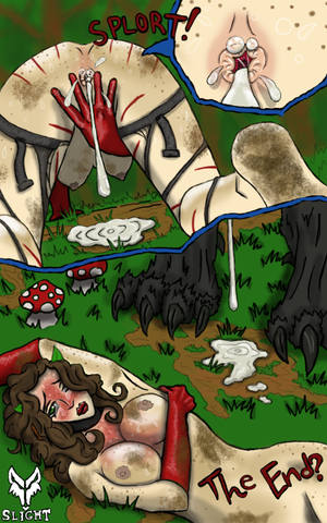 Red riding hood & the big bad werewolf by Slight