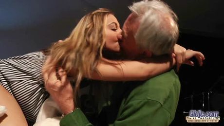 Old teacher Fuck lesson with teenager babe