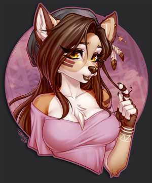 Canine furry by pollo-chan