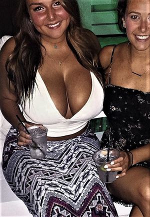 Low Cut Top and Long Skirt