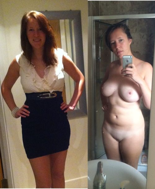 Amateur selfies - dressed undressed