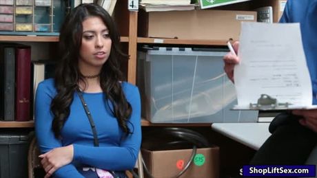 Thief suspect caught shoving merchandise