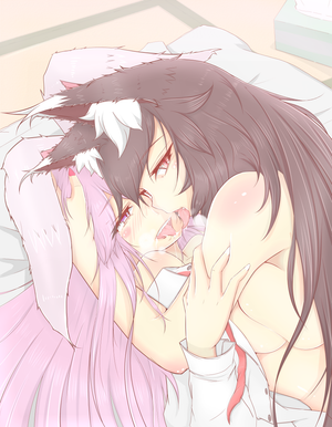 Imaizumi Kagerou x reisen udongein inaba by cube85