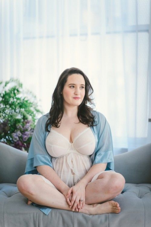 Pretty Curvy  Bridal Boudoir Shoot