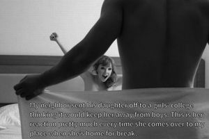 "I know she's sex-starved but it's still a huge ego boost."