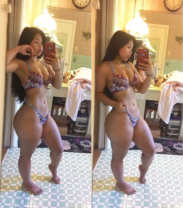 Thick Asian babe