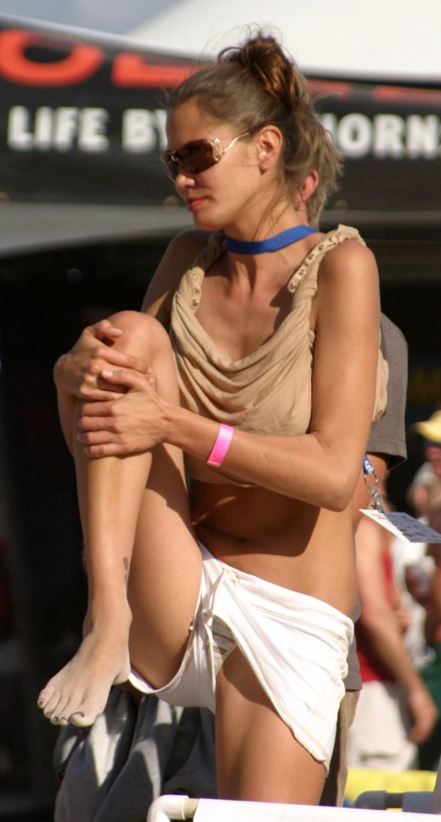 Panties peeking