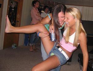 Hot drunk blond