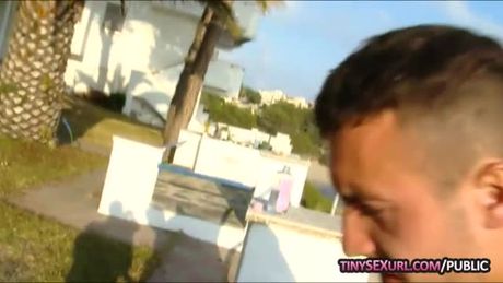 Huge boobs woman Franceska Jaimes railed in public place