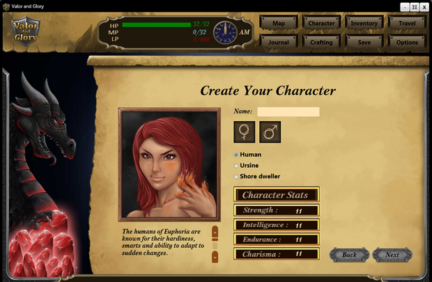 Valor And Glory - Version 0.1.1d