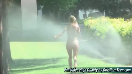 Ftvgirls Stacy running nude babe blonde public pornstar teen