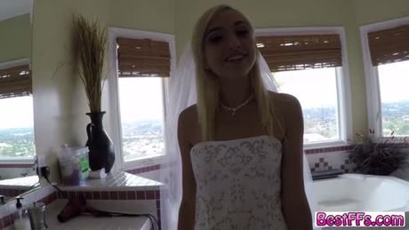 The lovely and sexy Bride gets to taste what honeymoon is like in the hands of the Best man before the wedding.