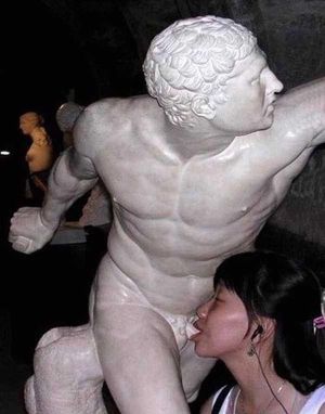 white statue