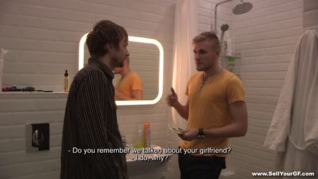 18videoz - Blonde teeny taking two cocks