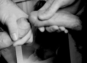 Dueling Dicks blow hot cum on each other!