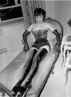 Vintage Thigh-High Ballet-Boots