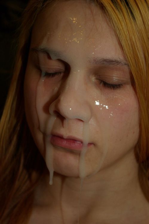 Cum on face