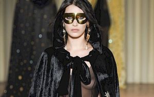 Bella Hadid See Through on the Runway in Milan!