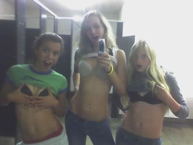 In a restroom?
