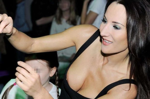 Justyna Steczkowska Nipple Slip