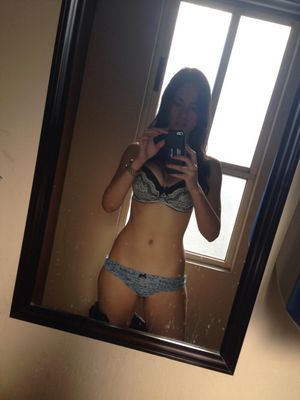 Gorgeous teen in fancy underwear
