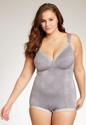 Lace Body Briefer Curvewear