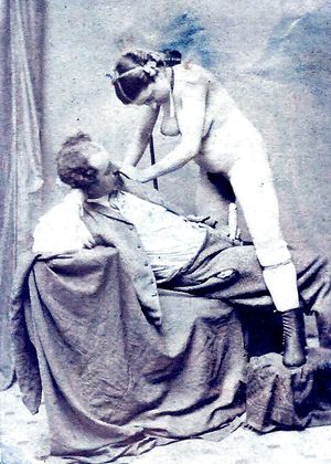 Victorian about to ride