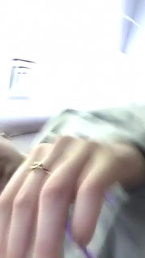 Teen fingers her creamy pussy and licks them clean