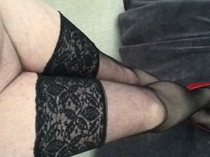 new thigh highs crossed legs