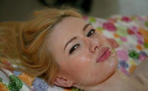 Big facial for this hottie