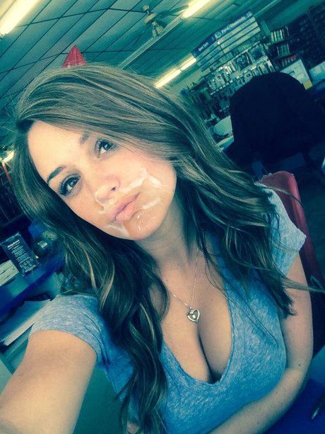 Cumshot in public