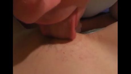 Cum on pussy and lick