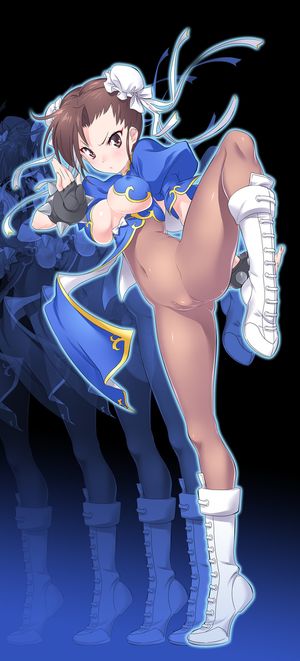 Chun-li shadow kicking