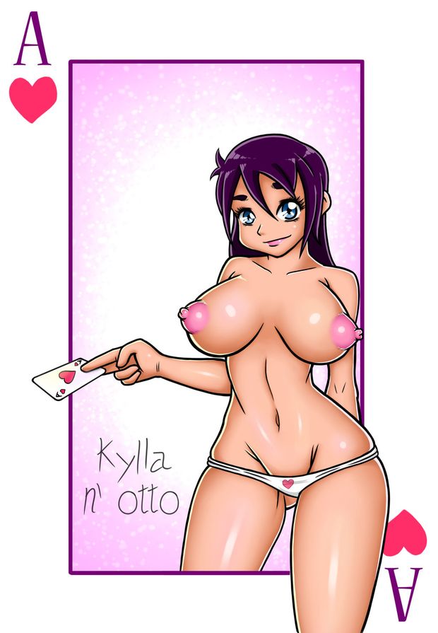 Poker Pinup Card
