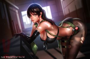 quiet (metal gear solid v) drawn by liang xing