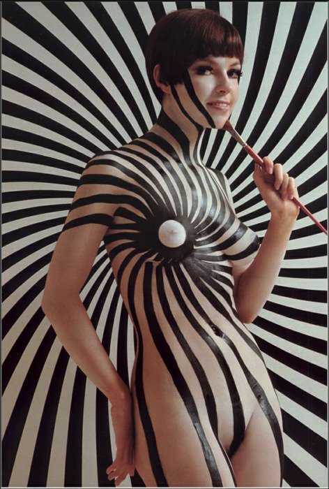 Shirley always liked to paint spirals!