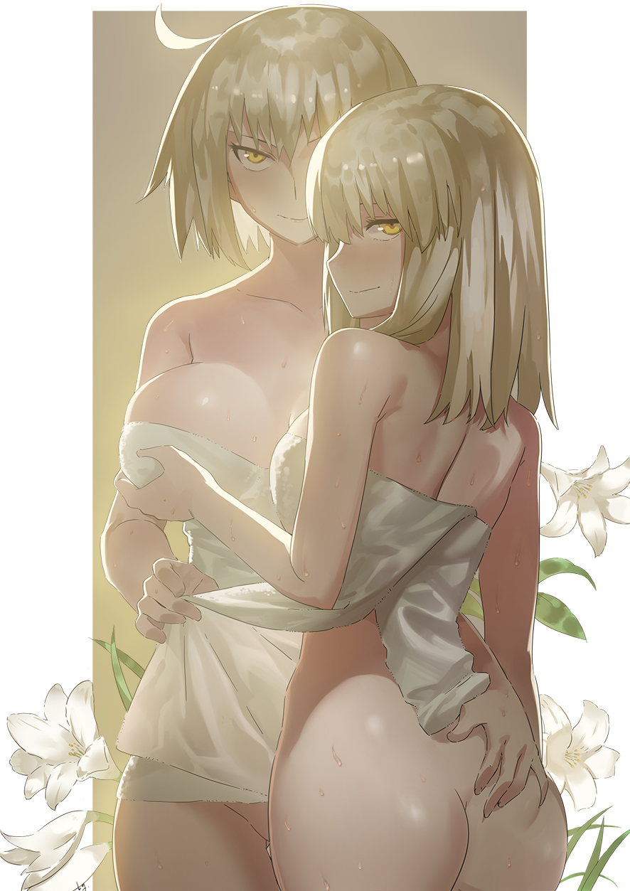 jeanne alter, ruler, saber, and saber alter (fate/grand order and fate (series)) drawn by nanaya (daaijianglin)