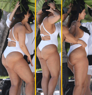 Ashley Graham Swimsuit Sideview