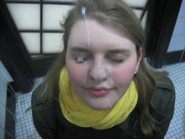 Cum on face