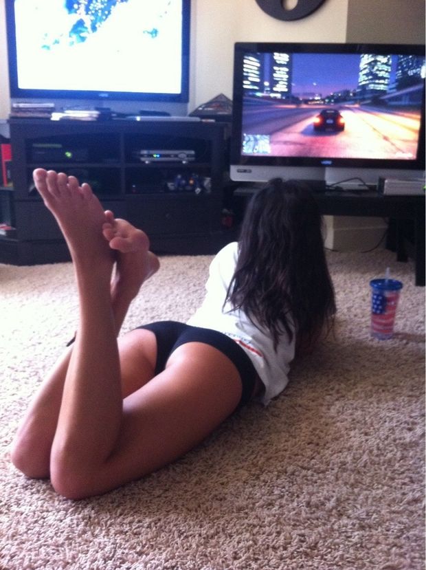 My GF really loves GTAV - I love watching her play it