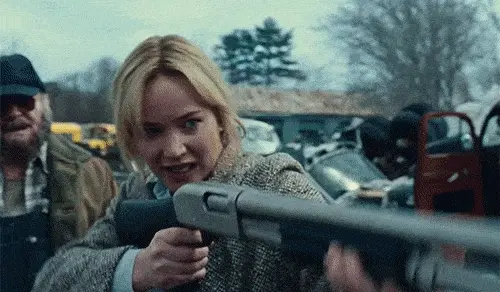 Jennifer Lawrence....Convincing Shooter.