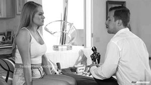 He didn't hesitate, he just grabbed her pussy and owned her for the rest of the night