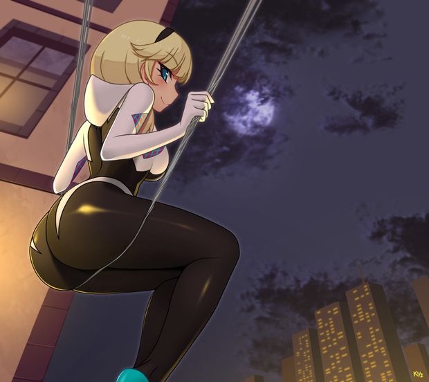 Spidergwen swing