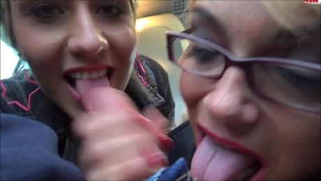 REAL PUBLIC BUS BLOWJOB LENA LOCH