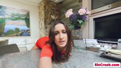 Horny stepsister Ashley Adams wants my big dick deep in her asshole!