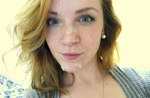 Casual setting cumshot