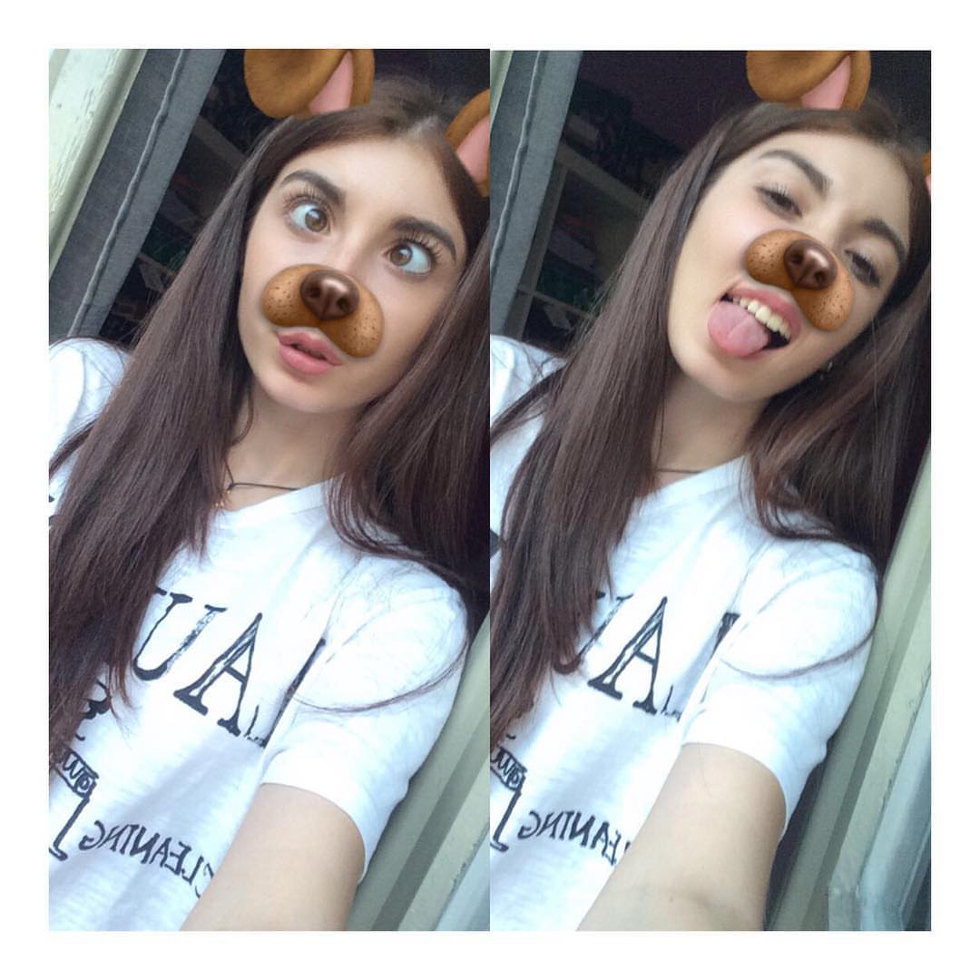 Snapchat dog filter