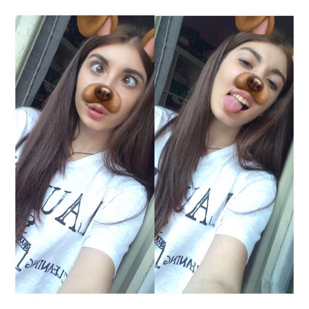 Snapchat dog filter