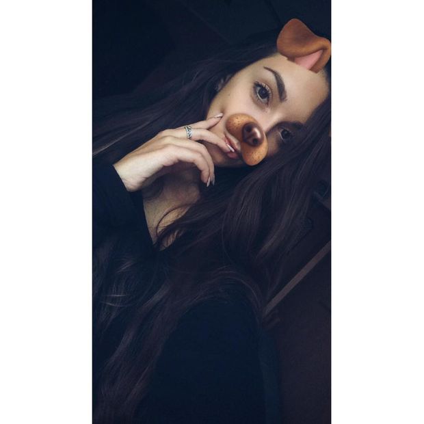 Snapchat dog filter